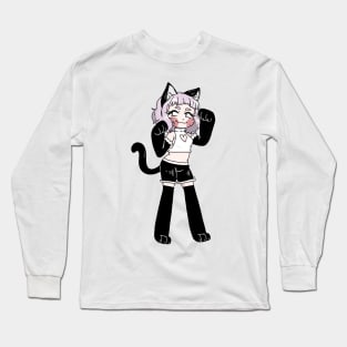 Cat Girl Long Sleeve T-Shirt